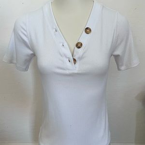 Preloved Banana Republic White Top